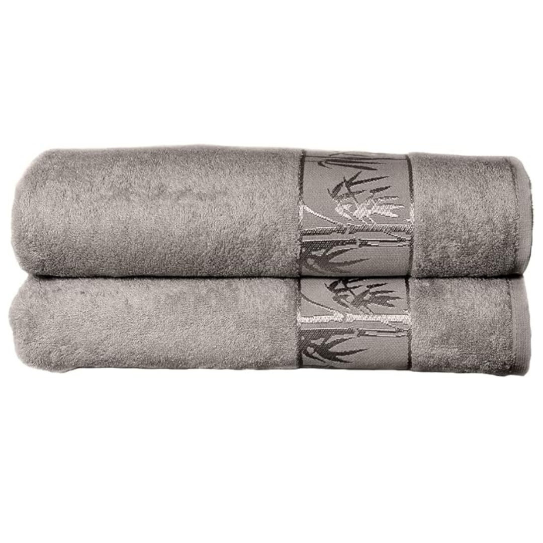 Set of 2 Luxury Bamboo Bath Towels