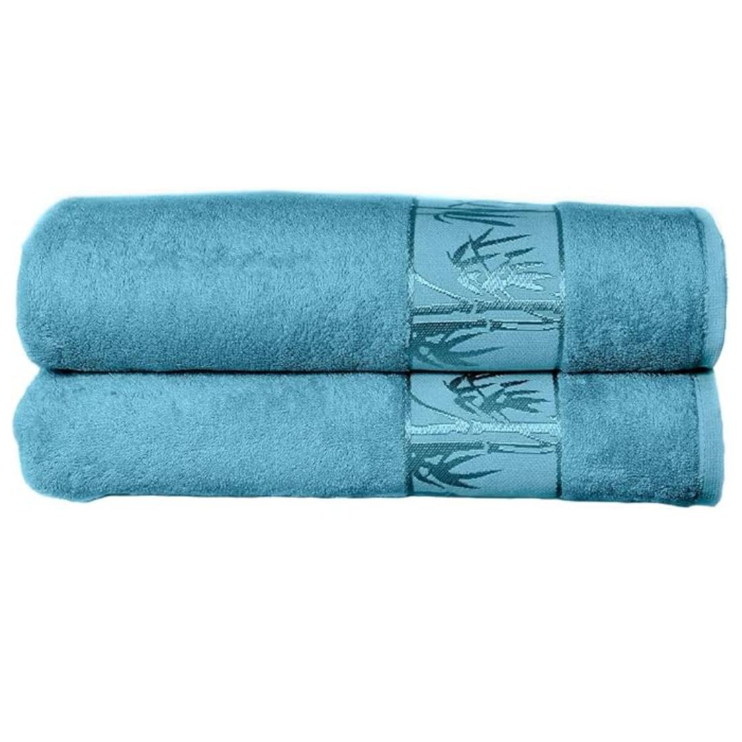 Set of 2 Luxury Bamboo Bath Towels